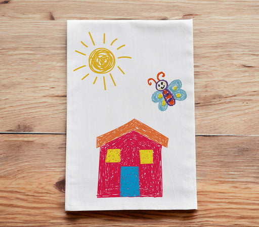 Your Child's Drawing Tea Towels, Your Child's Art Tea Towels