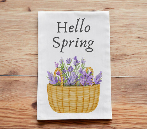 Hello Spring Tea Towels, Hello Spring Kitchen Towels