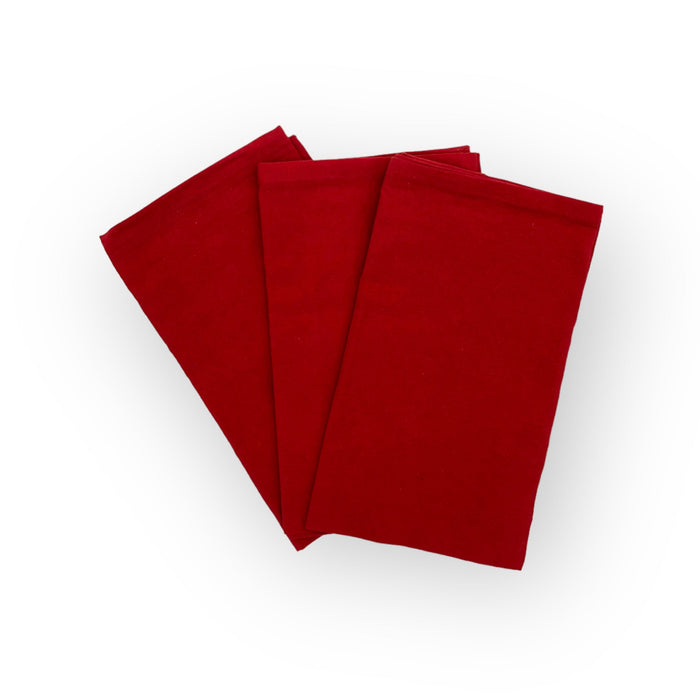 Flour Sack Napkins, Cloth Napkins, 19"x19", 100% Cotton, Set of 12