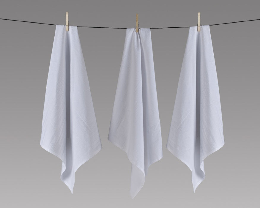 Heavyweight Flour Sack Towels, 27 x 27 Inches,  Set of 12, 100% Premium Cotton, Highly Absorbent, Multi-Purpose Kitchen Dish Towels, Perfect for Printing & Embroidery