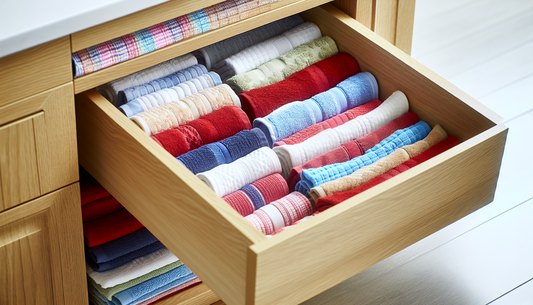How to Store Kitchen Towels: Space-Saving Solutions & Tips