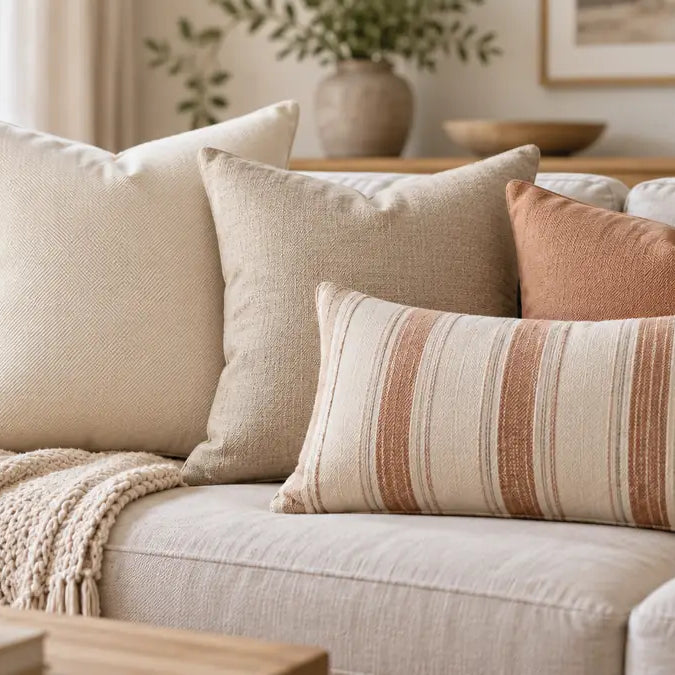 How to Choose Decorative Pillow Covers — Size Guide for 16×16, 18×18, 20×20 & Lumbar