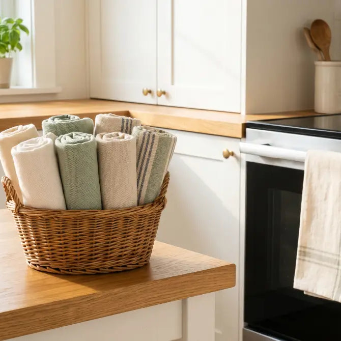 How to Store Kitchen Towels: Space-Saving Solutions & Organization Tips