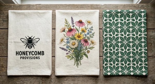 Screen Print vs DTG vs Edge-to-Edge Tea Towel Printing