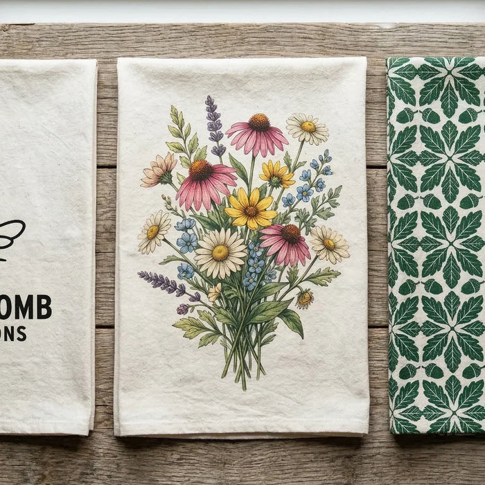 Screen Print vs DTG vs Edge-to-Edge Tea Towel Printing