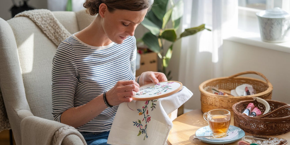 How to Embroidery on Flour Sack Dish Towels Best Tips and Practices Mary s Kitchen Towels