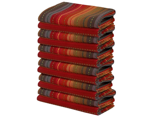 12-Pack Reusable Cloth Napkins – 100% Cotton, 18"x18" Washable Dinner Napkins for Home, Weddings & Events
