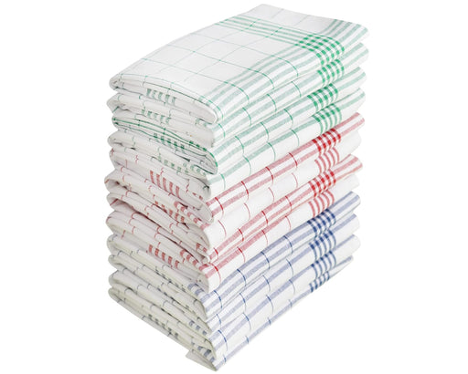 Kitchen Dish Towels Multi Stripe – 100% Natural Cotton, Ultra Soft & Super Absorbent