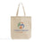 Custom Canvas Tote Bag with Gusset — 6 oz Lightweight Everyday Tote, Screen Print & DTG