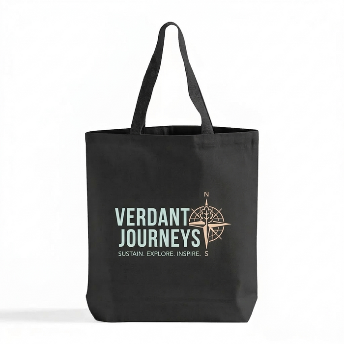 Custom Heavy Canvas Tote Bag — 12 oz Gusset, Screen Print & DTG