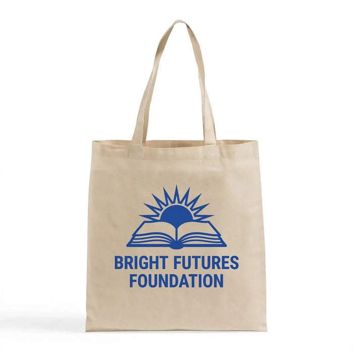 Custom Canvas Tote Bag — 6 oz Lightweight, Bulk Pricing, Screen Print & DTG
