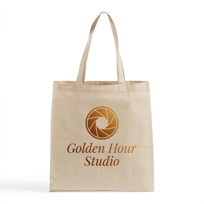 Custom Canvas Tote Bag — 6 oz Lightweight, Bulk Pricing, Screen Print & DTG