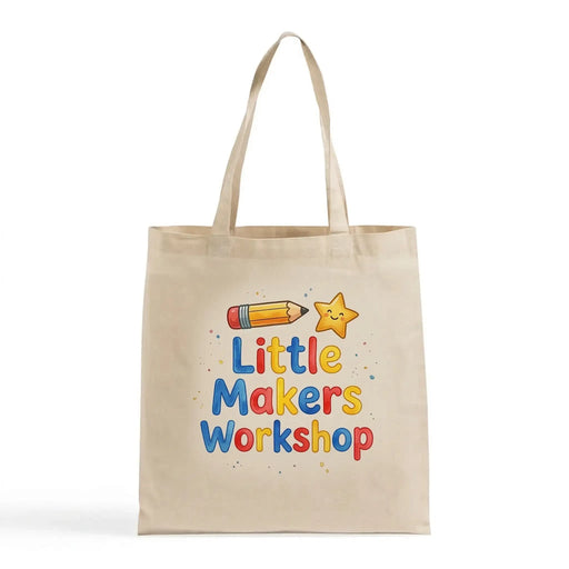 Custom Canvas Tote Bag — 6 oz Lightweight, Bulk Pricing, Screen Print & DTG