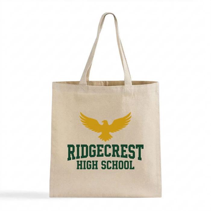 Custom Promotional Canvas Tote Bag — 12 oz, 15×16, Screen Print & DTG