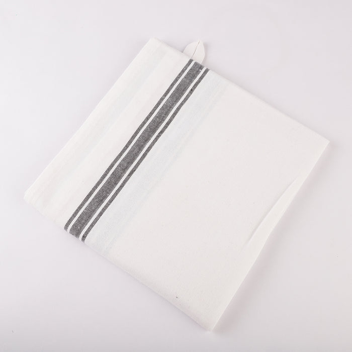 French Stripe Kitchen Towels – 100% Cotton, Set of 12 | 4 Colors