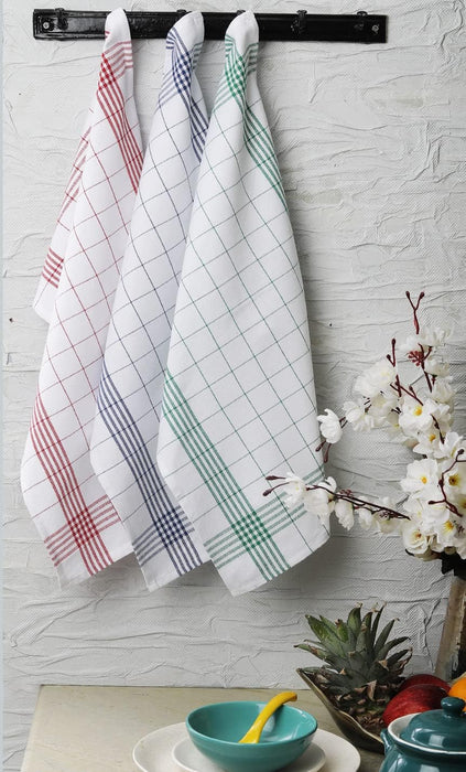 Kitchen Dish Towels Multi Stripe – 100% Natural Cotton, Ultra Soft & Super Absorbent
