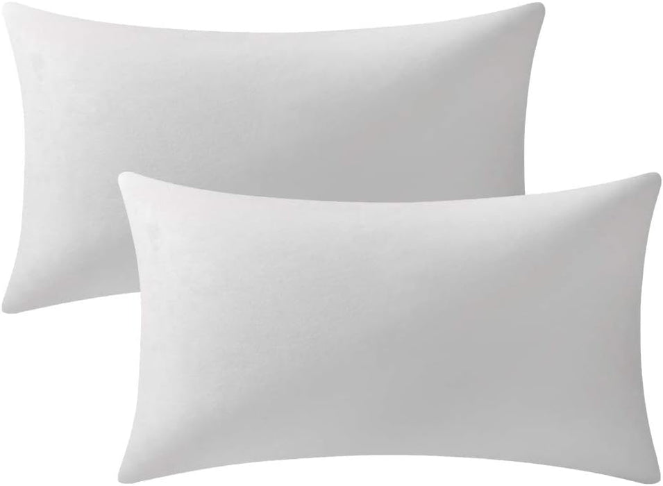 Blank Lumbar Pillow Covers 12x20 — Wholesale Cotton Twill Pillow Cases, Bulk Blanks