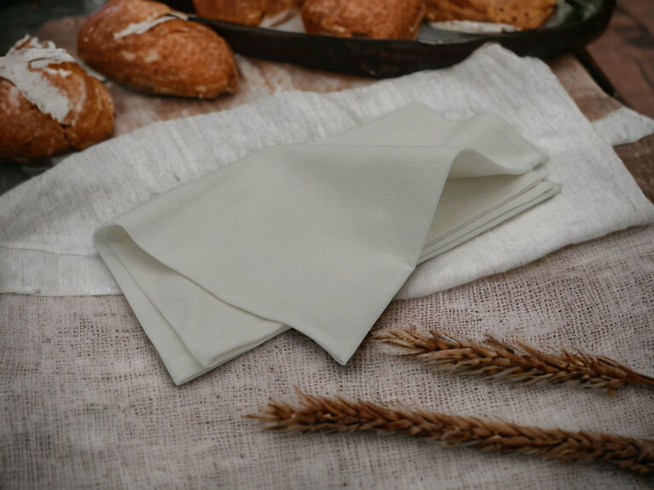 Heavyweight Flour Sack Towels, 27 x 27 Inches,  Set of 12, 100% Premium Cotton, Highly Absorbent, Multi-Purpose Kitchen Dish Towels, Perfect for Printing & Embroidery