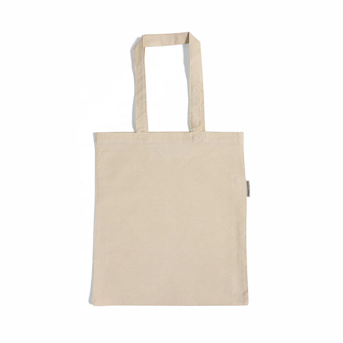 Organic Cotton Tote Bag — Blank Wholesale Certified Organic Tote, 15×16