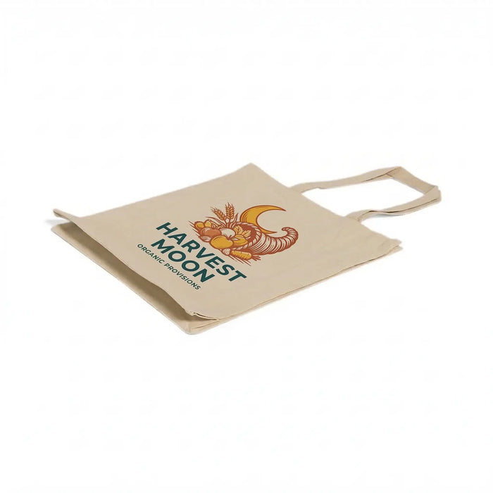 Custom Gusseted Canvas Tote Bag — Full Side & Bottom Gusset, Screen Print & DTG