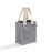 Recycled Canvas Book Tote Bag — GRS Certified Mini Tote with Full Gusset, 8×10×5