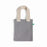 Recycled Canvas Book Tote Bag — GRS Certified Mini Tote with Full Gusset, 8×10×5
