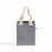 Recycled Canvas Book Tote Bag — GRS Certified Mini Tote with Full Gusset, 8×10×5