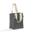 Recycled Canvas Book Tote Bag — GRS Certified Mini Tote with Full Gusset, 8×10×5