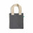 Recycled Canvas Book Tote Bag — GRS Certified Mini Tote with Full Gusset, 8×10×5