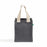Recycled Canvas Book Tote Bag — GRS Certified Mini Tote with Full Gusset, 8×10×5