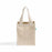 Recycled Canvas Book Tote Bag — GRS Certified Mini Tote with Full Gusset, 8×10×5