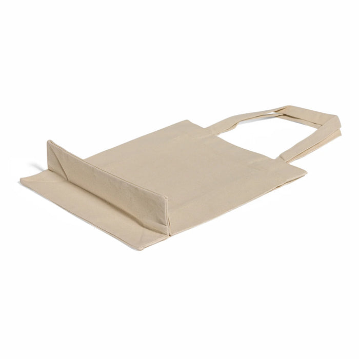 Recycled Canvas Tote Bag with Full Gusset & Interior Pocket — GRS Certified, 13×15×5
