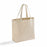 Large Recycled Canvas Tote Bag with Gusset — Blank Wholesale Eco Grocery Tote, GRS Certified, 20×15×5