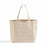 Large Recycled Canvas Tote Bag with Gusset — Blank Wholesale Eco Grocery Tote, GRS Certified, 20×15×5