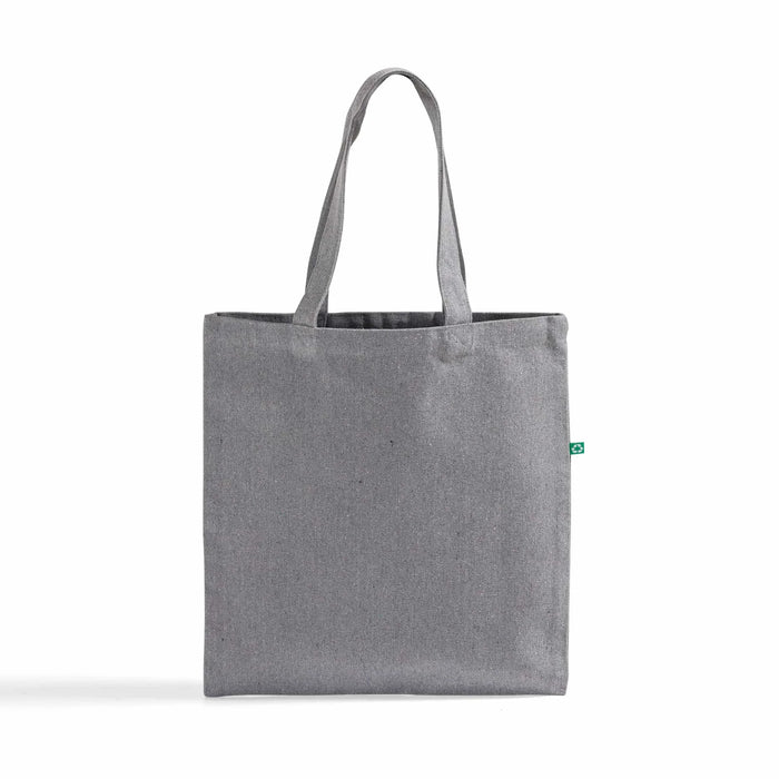 Recycled Canvas Tote Bag — Blank Wholesale Eco Tote, GRS Certified, 15×16