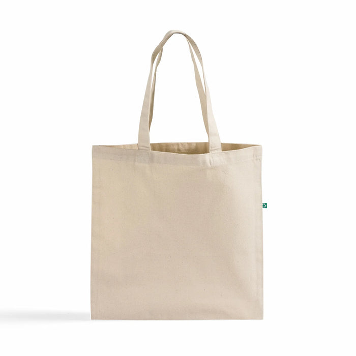 Recycled Canvas Tote Bag — Blank Wholesale Eco Tote, GRS Certified, 15×16