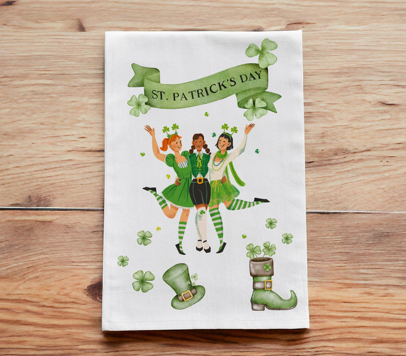 St.Patrick's Day Tea Towels, St. Patrick's Day Kitchen Towels