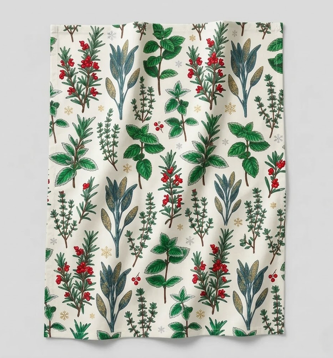 Edge to Edge Tea Towel Printing, All Over Custom Printing on Flour Sack Towels, Full Size Dish Towel Printing