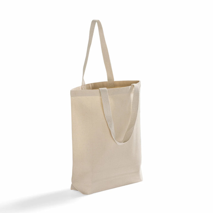 Heavy Canvas Tote Bag with Gusset — Blank Wholesale Promotional Tote, 15×16×3