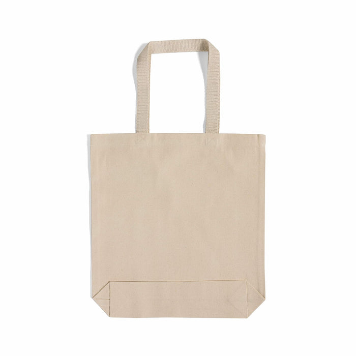 Heavy Canvas Tote Bag with Gusset — Blank Wholesale Promotional Tote, 15×16×3