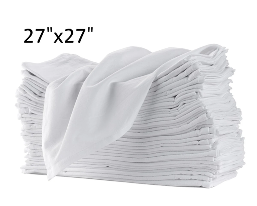 Wholesale Flour Sack Towels Bulk — Blank 27″×27″, 100% Cotton