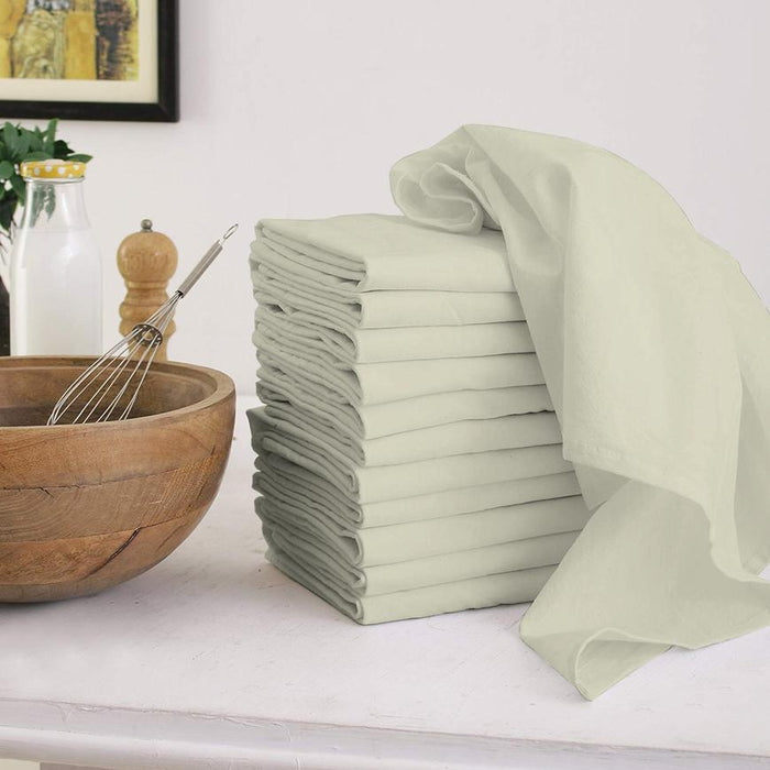 Tea towel  PilgrimWaters Leaves design 100% flour sack, an ideal