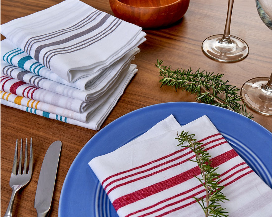 Striped Bistro Napkins  Buy Restaurant Napkins (Set of 12