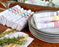 Cloth Napkins, Dinner Napkins, Striped Bistro Napkins, 100% Cotton, Multipurpose Restaurant Quality, Set of 12