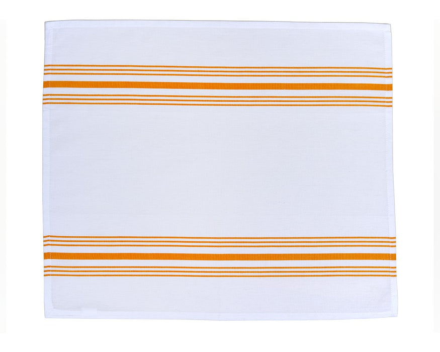 Cloth Napkins, Dinner Napkins, Striped Bistro Napkins, 100% Cotton, Multipurpose Restaurant Quality, Set of 12