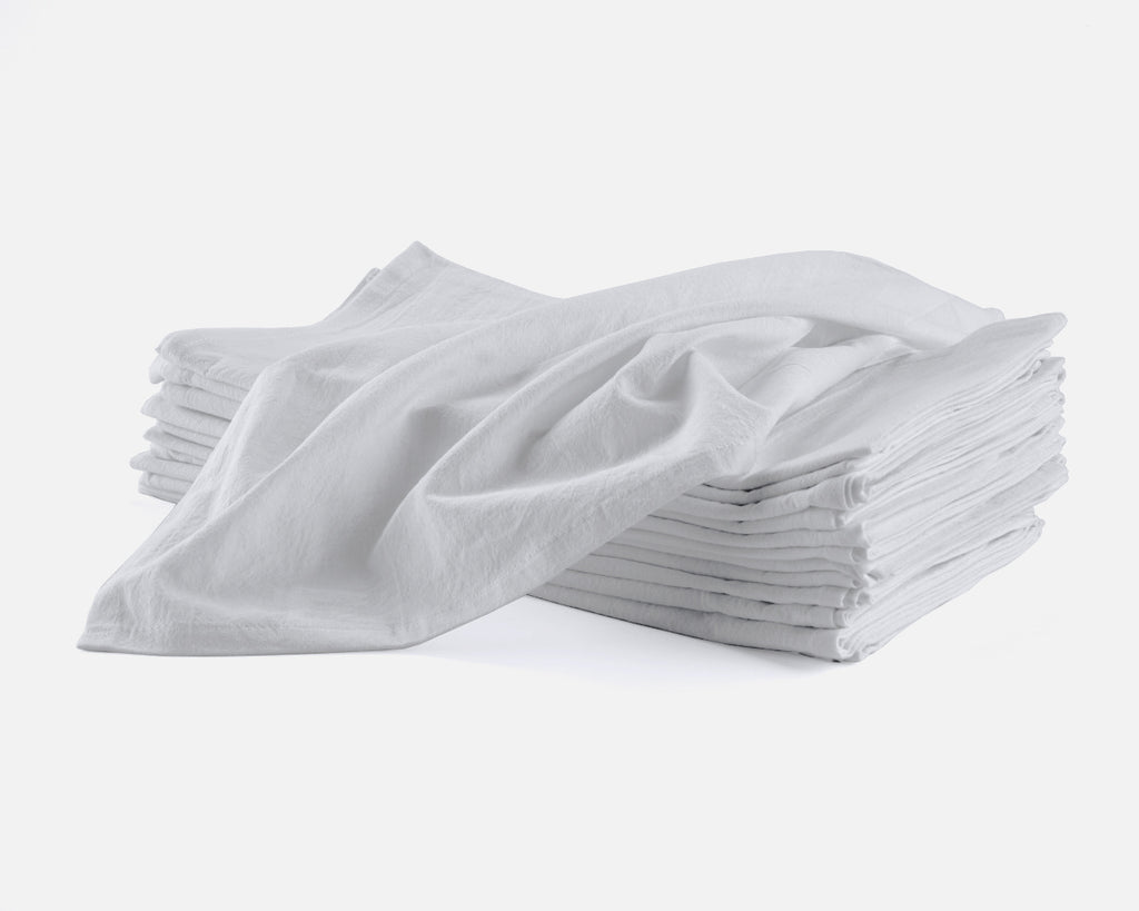 Eco-Friendly Plain White Absorbent Kitchen Towels at Best Price in