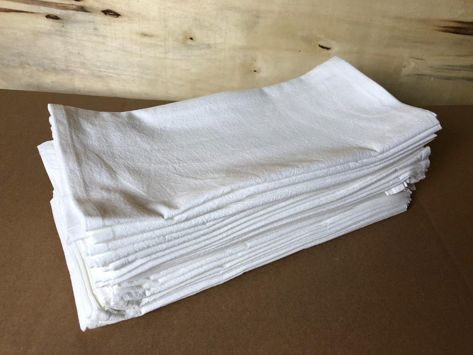 White Kitchen Towels, White Tea Towels